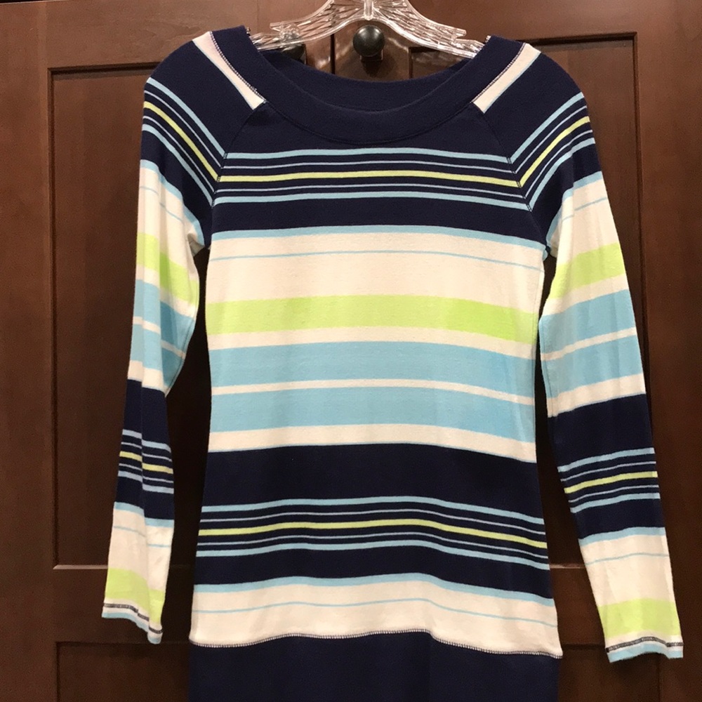 Girls Justice “Be You” Striped Longsleeve